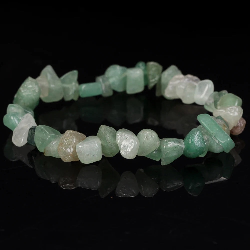 Chip Bead Stretch Bracelet 7.5inch