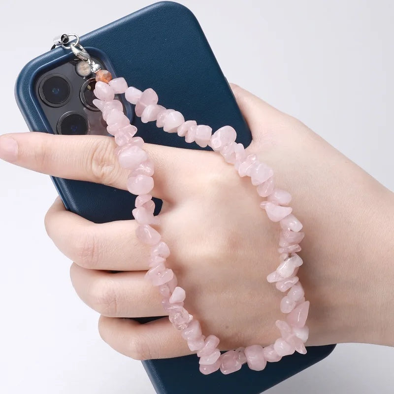 Creative Gravel Stone Phone Chain