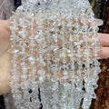 Freeform Chip Clear Quartz Beads
