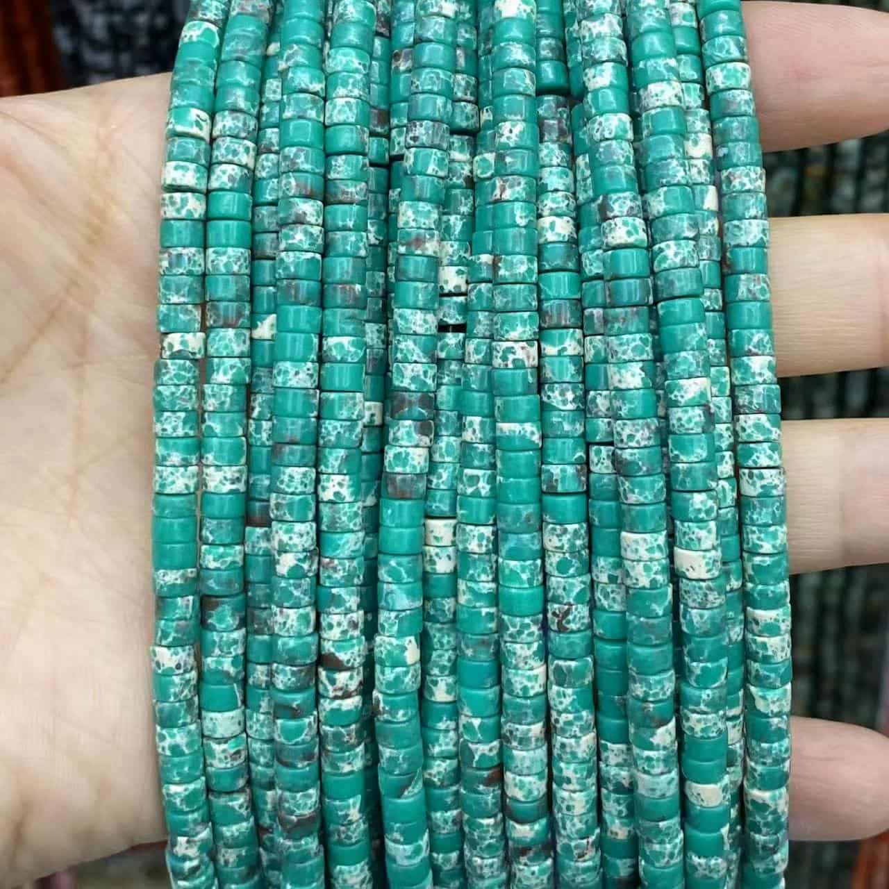 Heishi Rondelle Beads 2x4mm Quartz/Jasper/Agate/Crystal