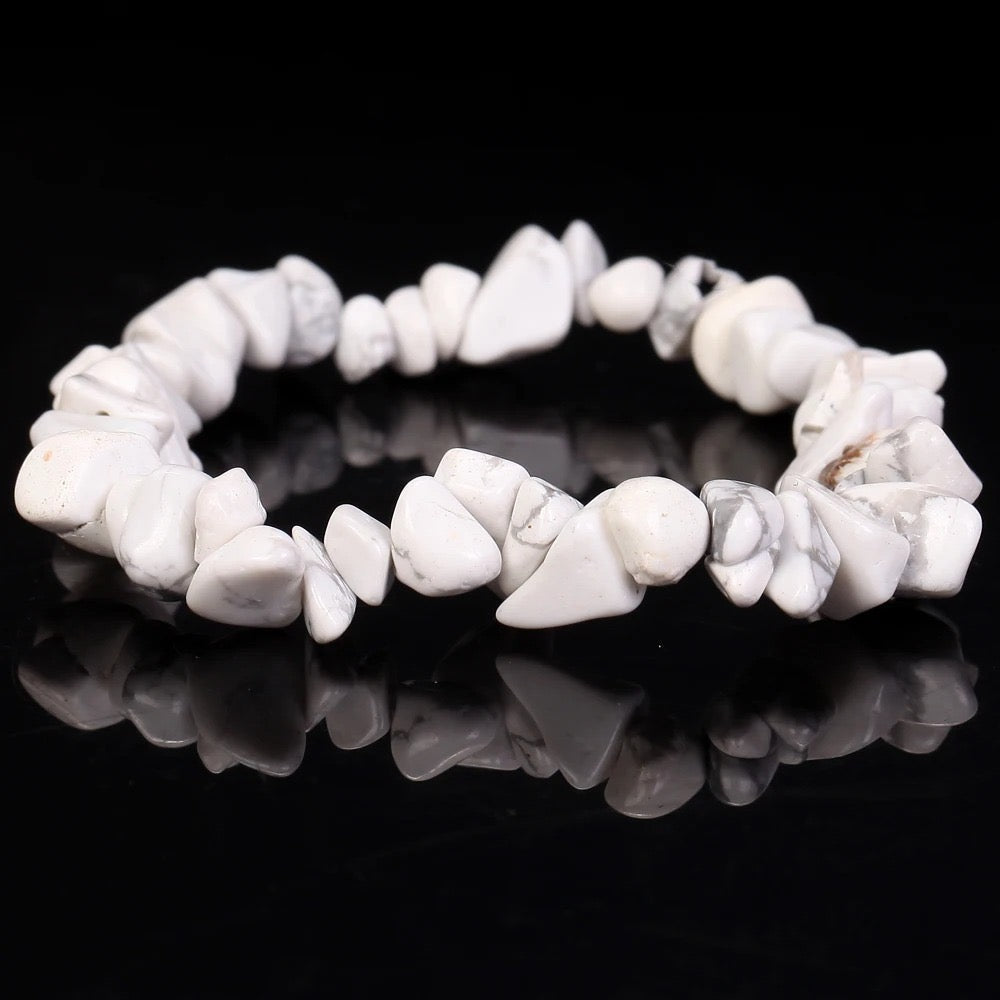 Chip Bead Stretch Bracelet 7.5inch