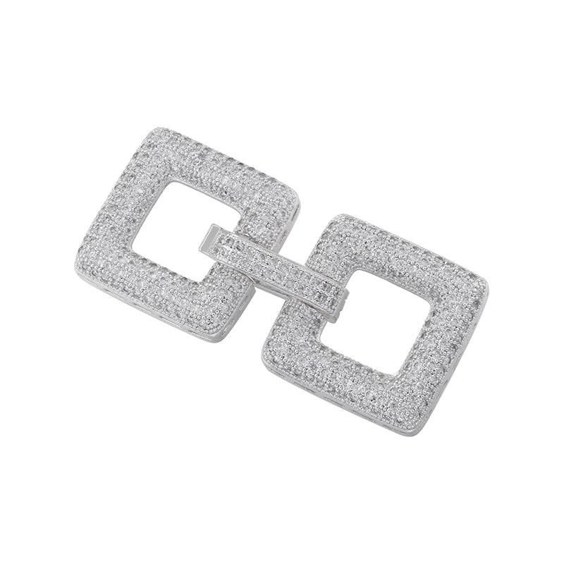 1 Pcs Hooks Accesories Supplies Brass Cubic Zirconia Connectors