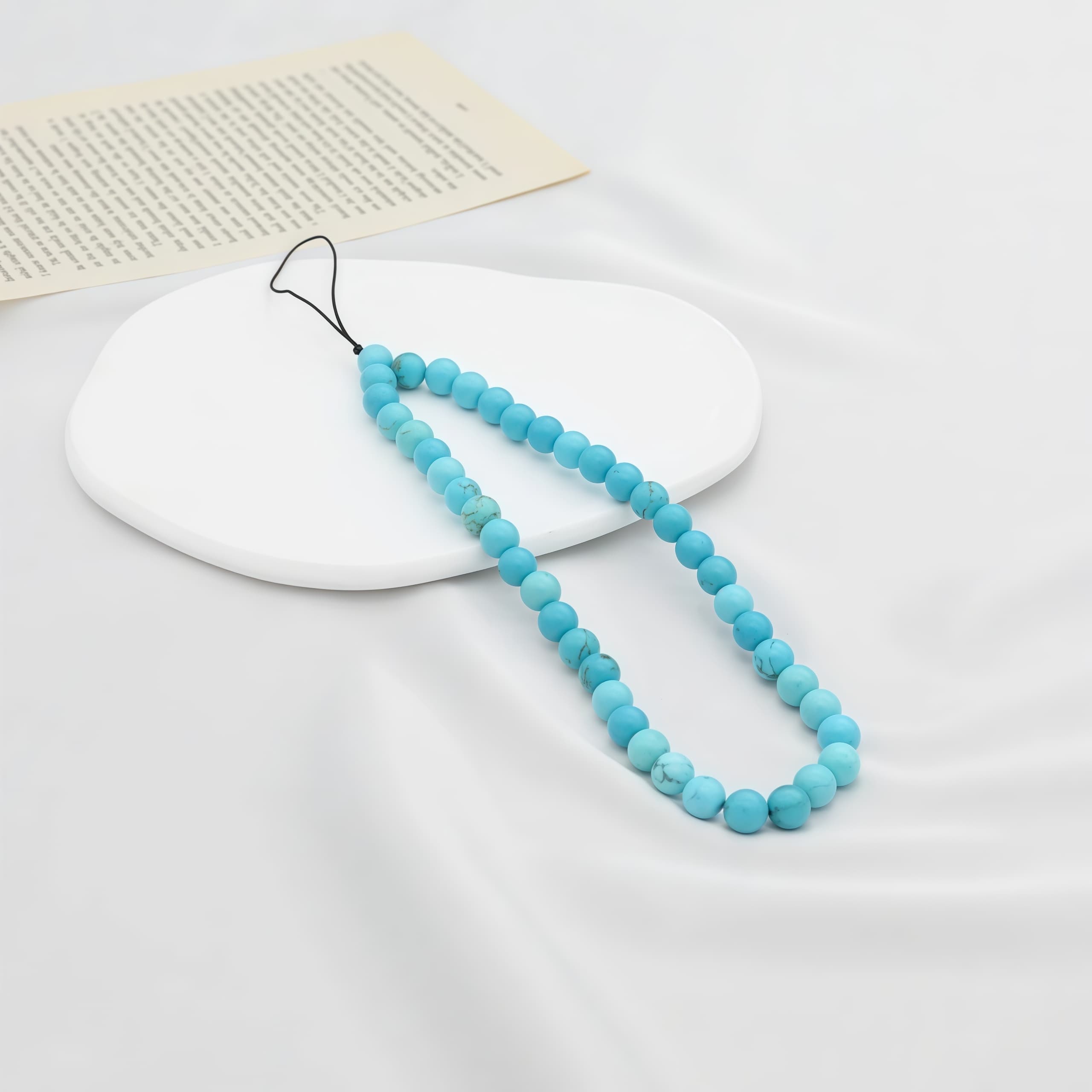 6MM Beaded Phone Chain New Anti Lost Phone Strap 32cm