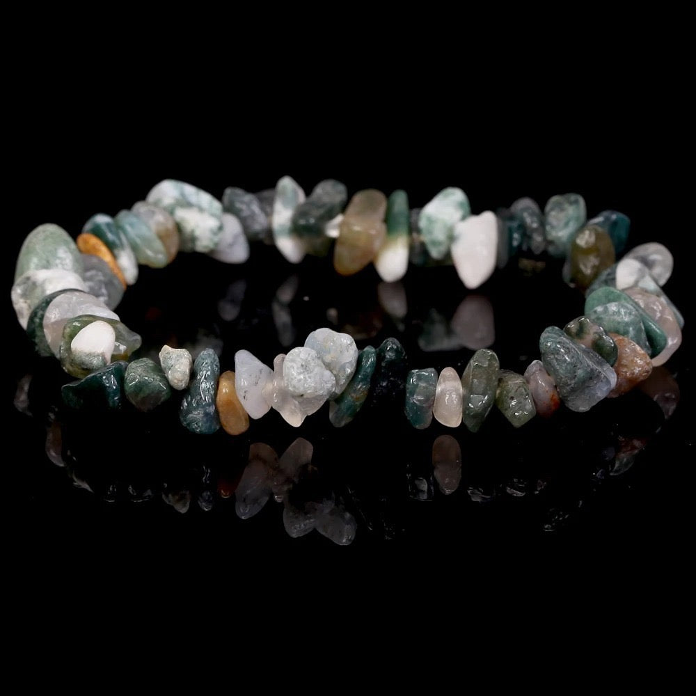 Chip Bead Stretch Bracelet 7.5inch
