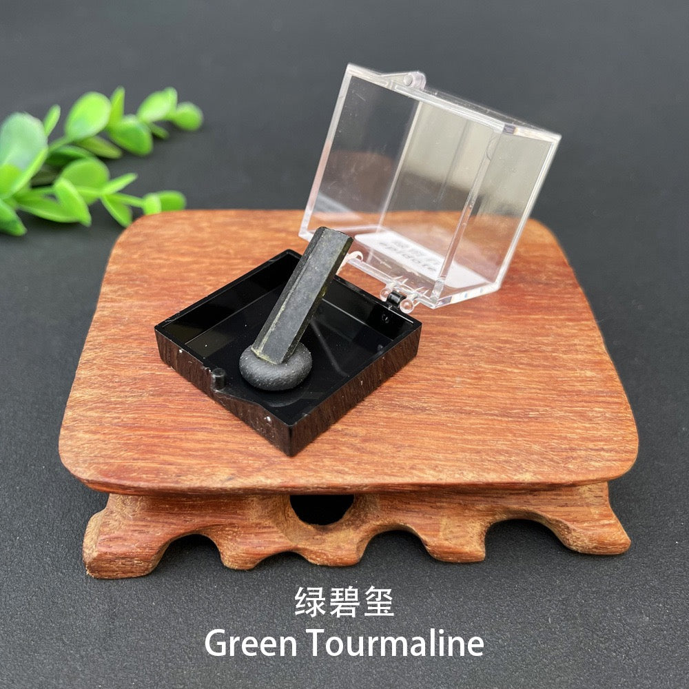 Micro Mineral Box Raw Crystal Gemstone Collection Box