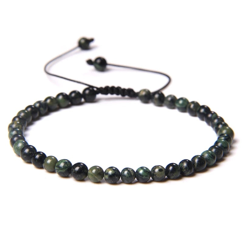 Beads Bracelet Adjustable Rope String Braided Bracelets 4mm 6mm 8mm