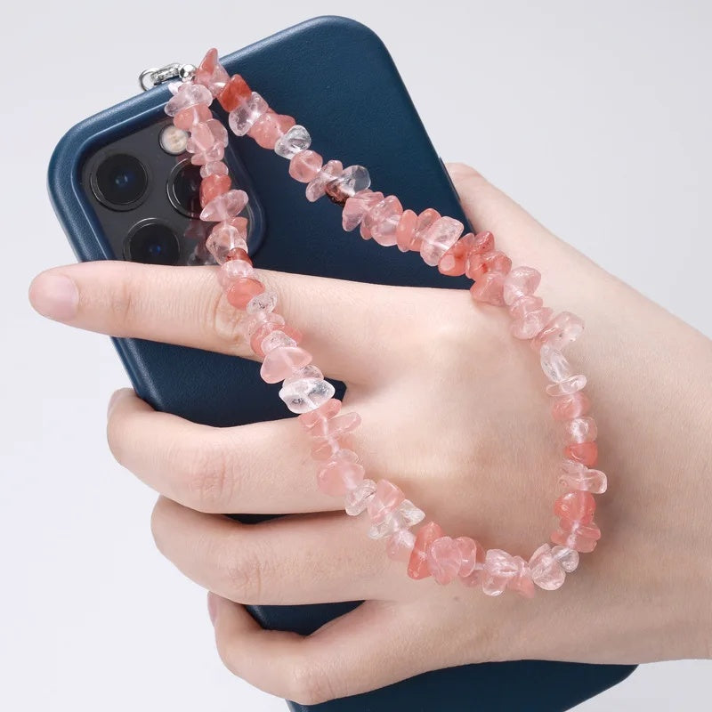 Creative Gravel Stone Phone Chain