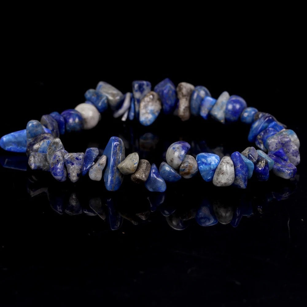 Chip Bead Stretch Bracelet 7.5inch