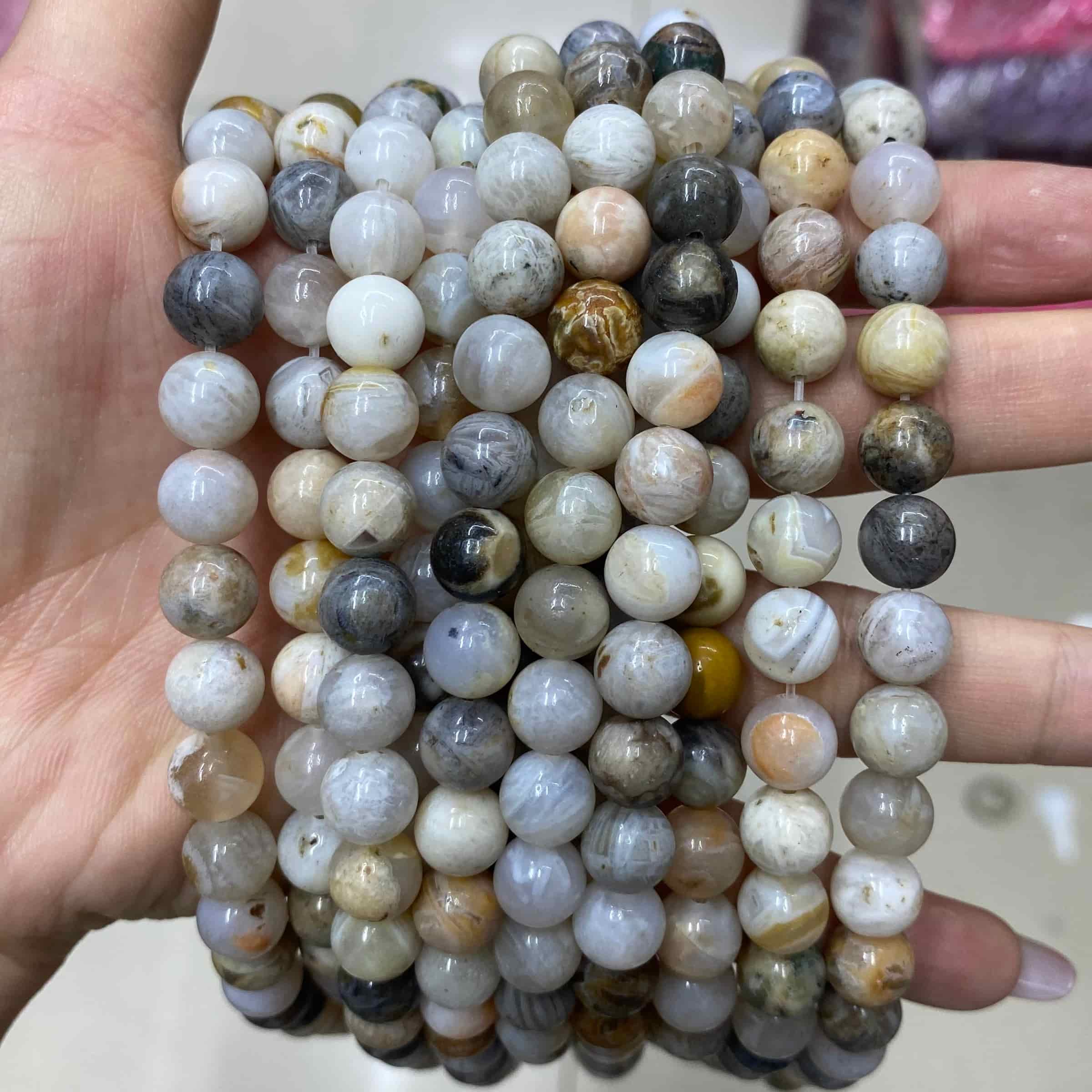 Wholesale Gemstone Beads 4mm 6mm 8mm 10mm 12mm-Loose Bead -Free Shipping （I）