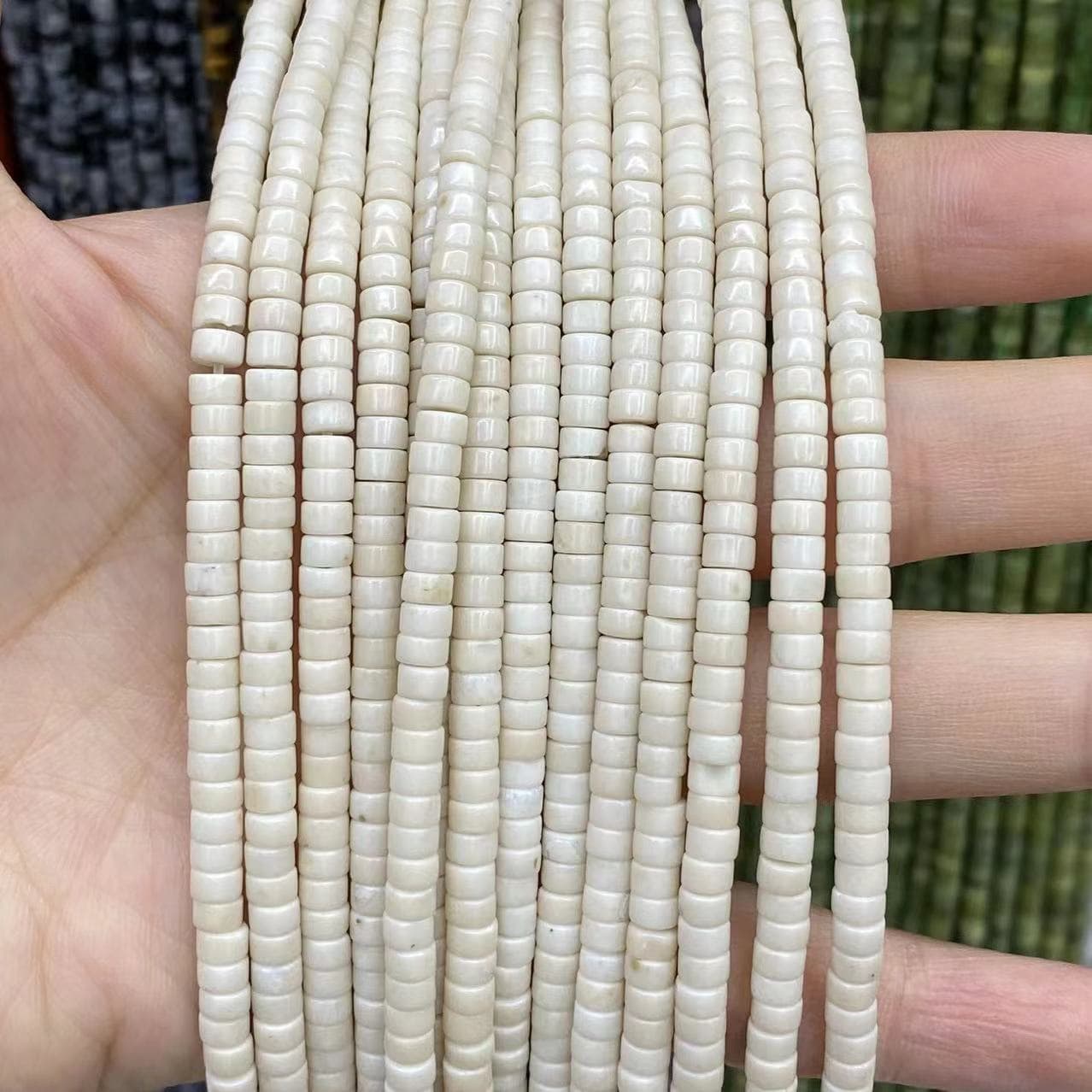 Heishi Rondelle Beads 2x4mm Quartz/Jasper/Agate/Crystal
