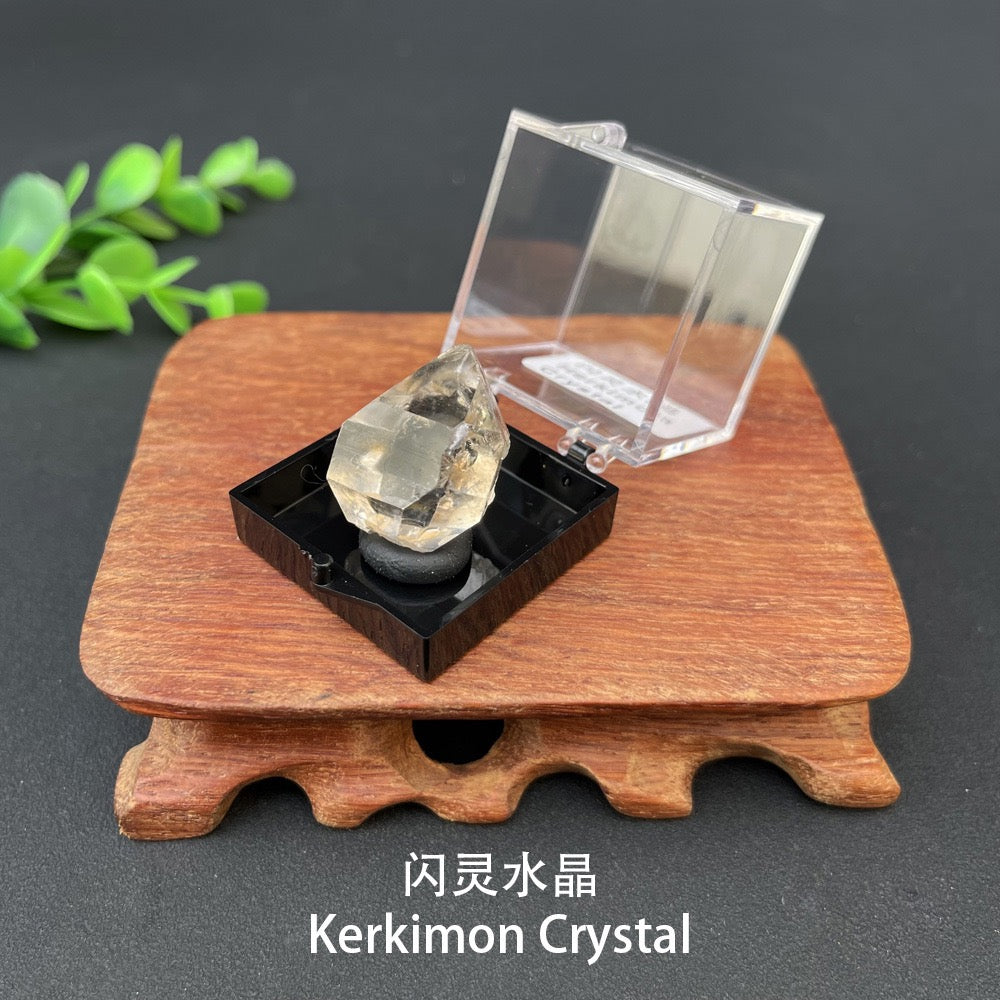 Micro Mineral Box Raw Crystal Gemstone Collection Box