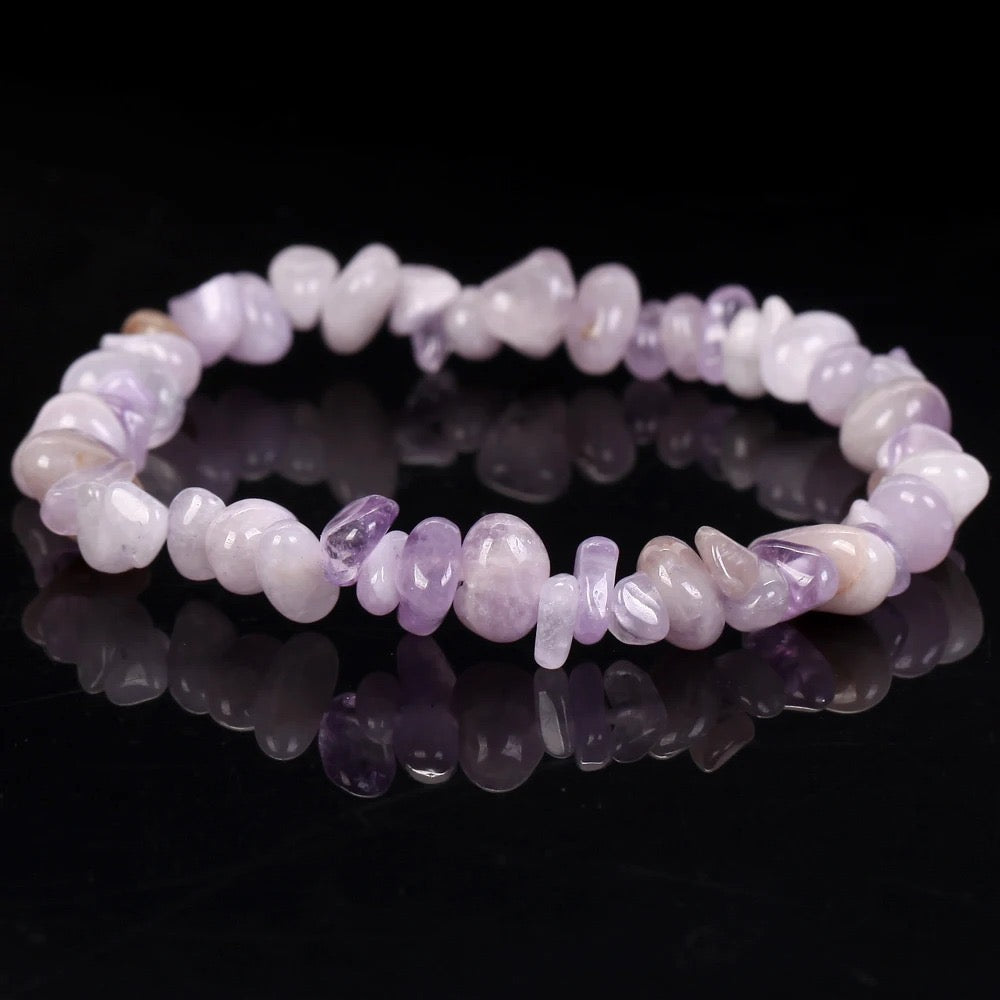 Chip Bead Stretch Bracelet 7.5inch