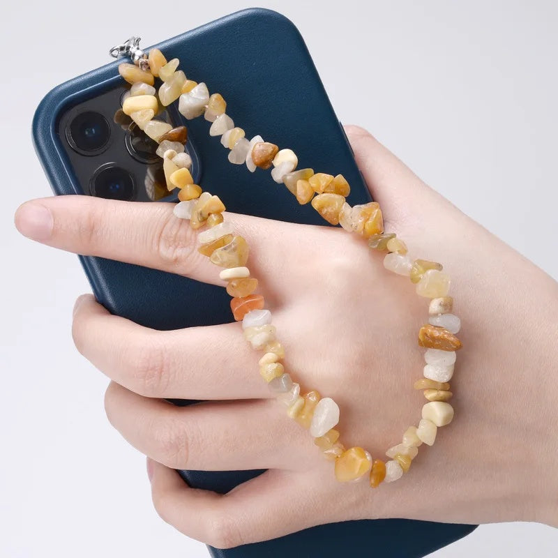 Creative Gravel Stone Phone Chain