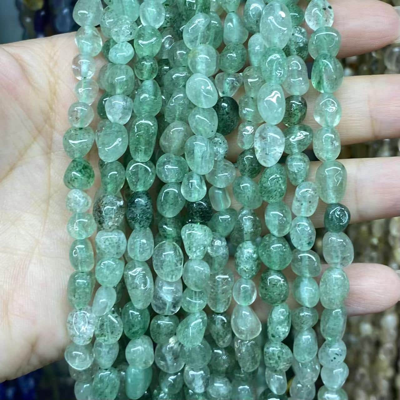 Nugget Smooth Beads 6-8mm Gemstone/Quartz/Jasper/Agate