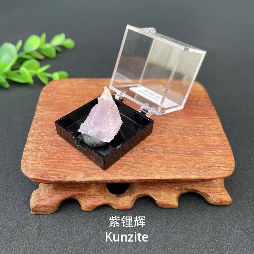 Micro Mineral Box Raw Crystal Gemstone Collection Box