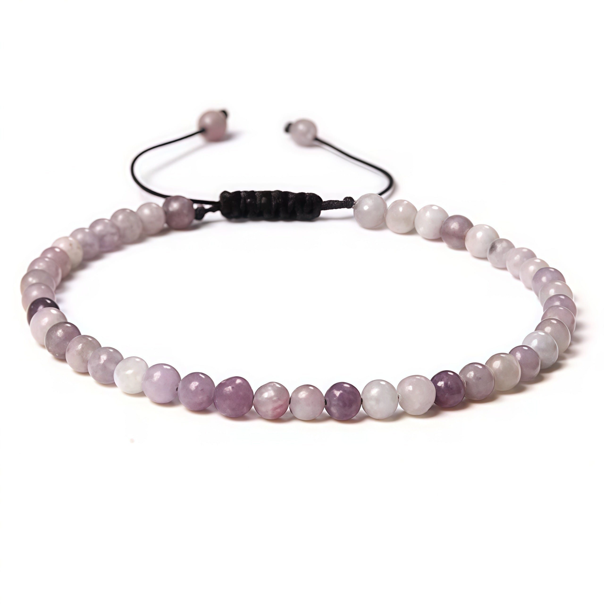 Beads Bracelet Adjustable Rope String Braided Bracelets 4mm 6mm 8mm