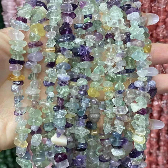 Freeform Chip Fluorite Beads