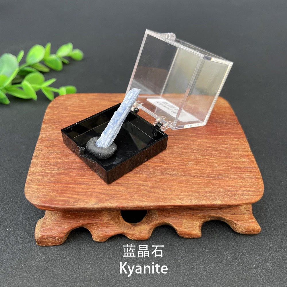 Micro Mineral Box Raw Crystal Gemstone Collection Box