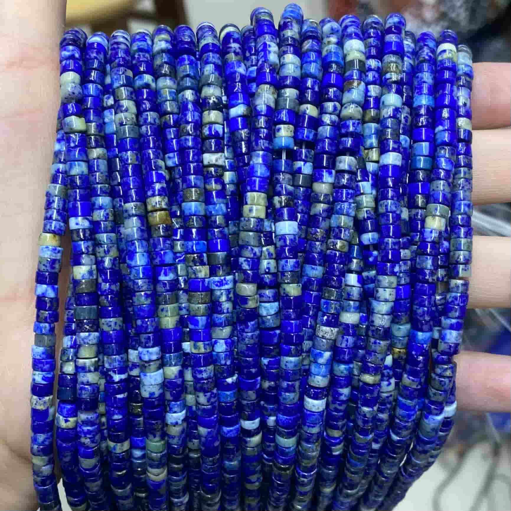 Heishi Rondelle Beads 2x4mm Quartz/Jasper/Agate/Crystal