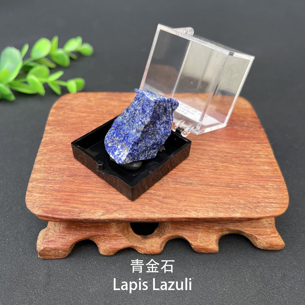 Micro Mineral Box Raw Crystal Gemstone Collection Box