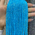 Cube Blue Turquoise Beads