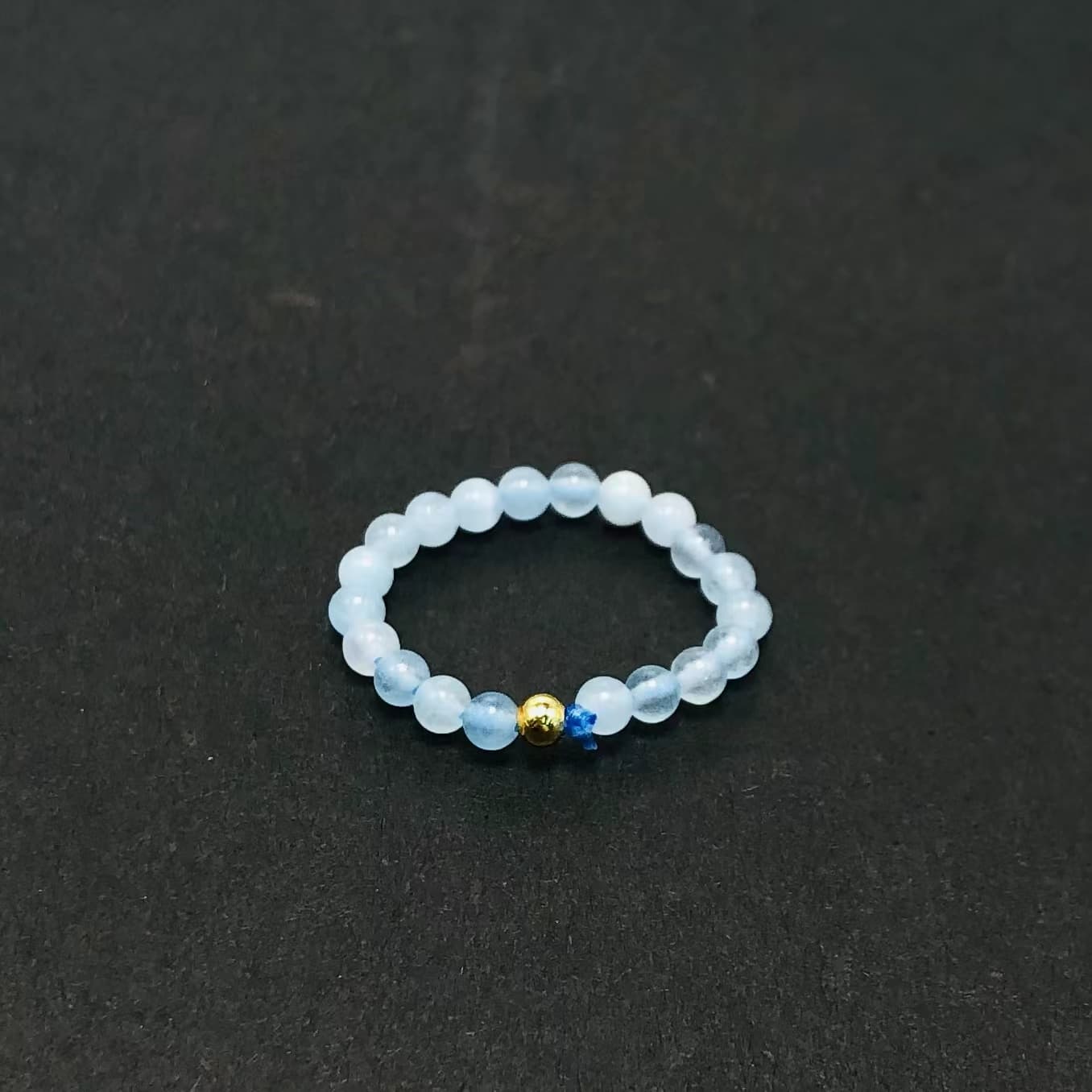 3mm Multi Round Bead Ring Elastic Rings Stackable