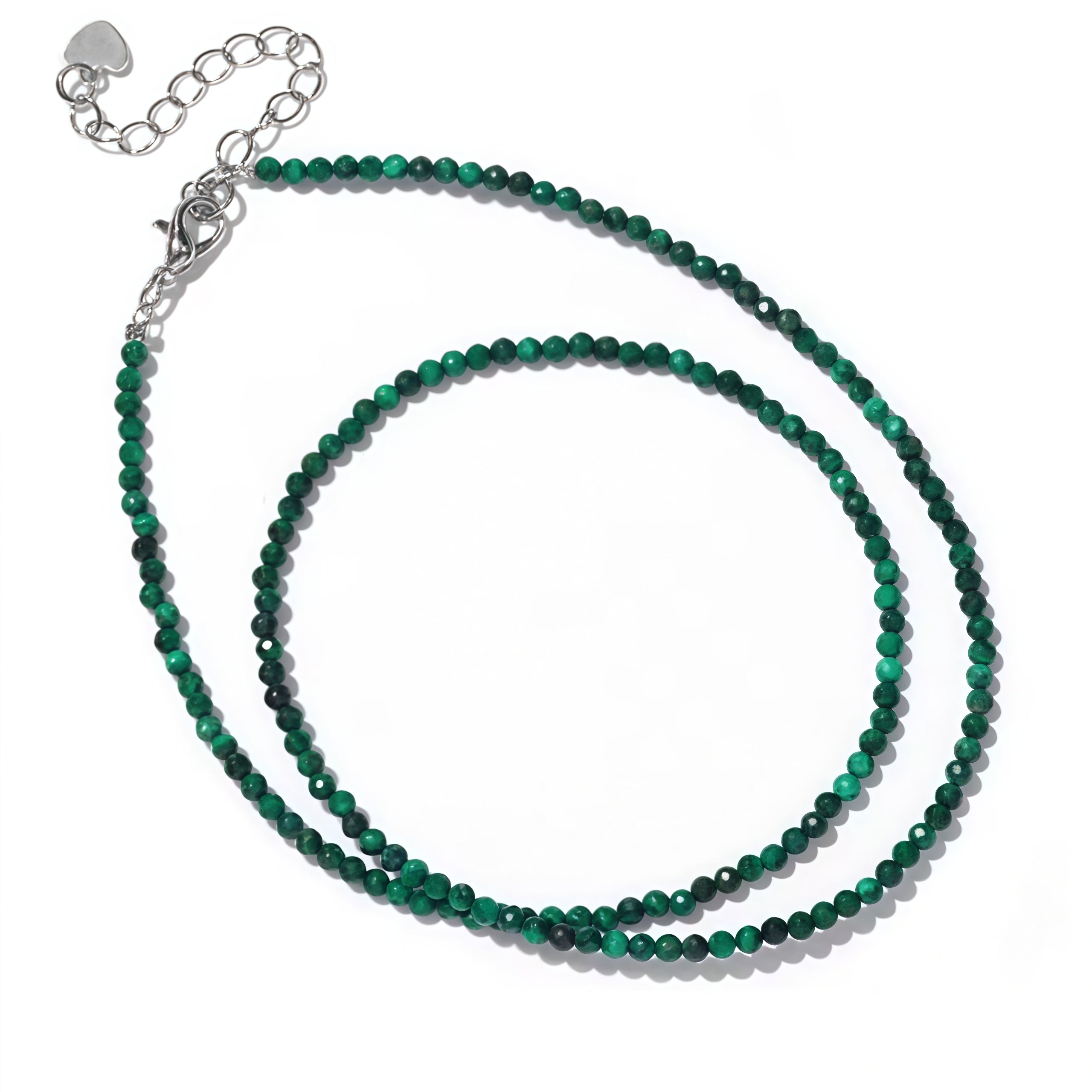2mm Shining Beads Stone Necklace Choker Jewelry
