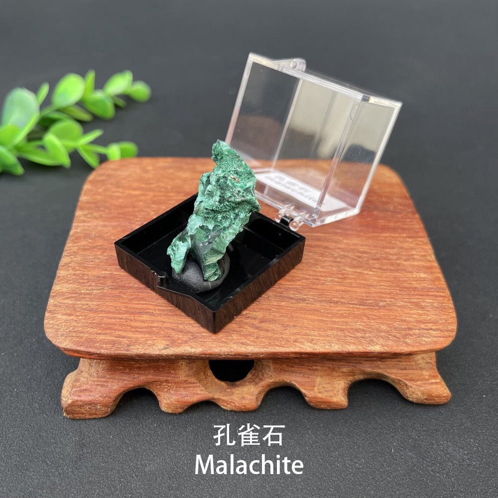 Micro Mineral Box Raw Crystal Gemstone Collection Box