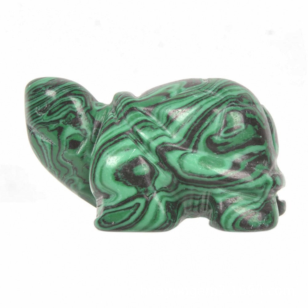 Turtle Statue Hand Carved Animal Figurine