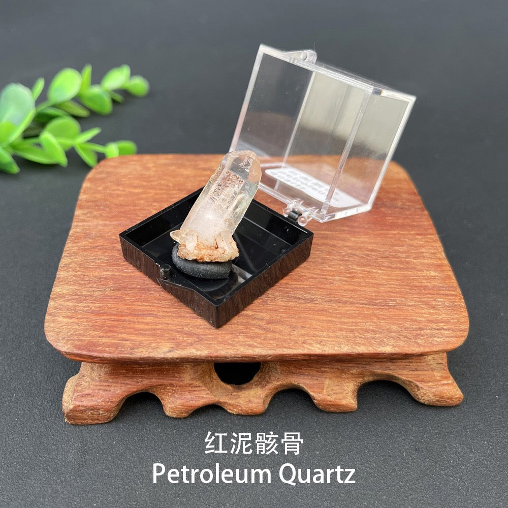 Micro Mineral Box Raw Crystal Gemstone Collection Box