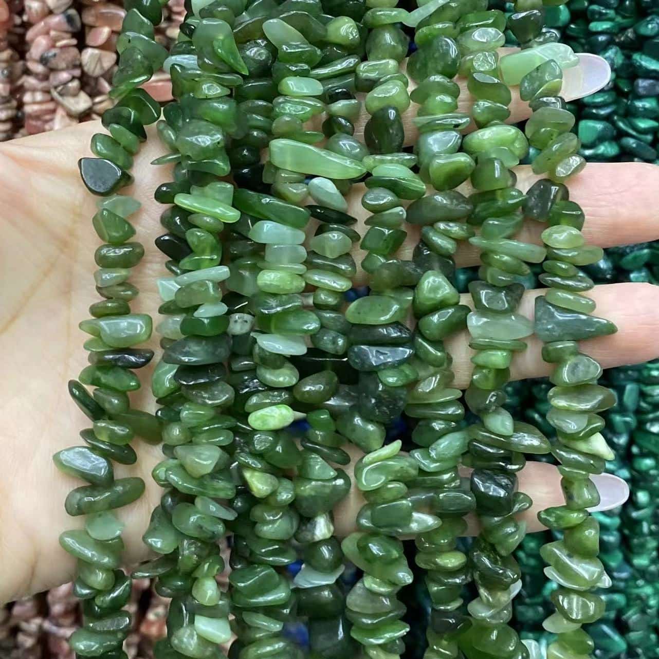 Freeform Chip Beads 3-8mm Gemstone/Quartz/Jasper/Agate