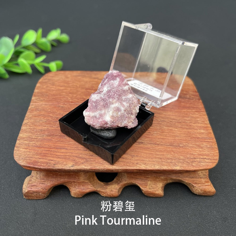 Micro Mineral Box Raw Crystal Gemstone Collection Box