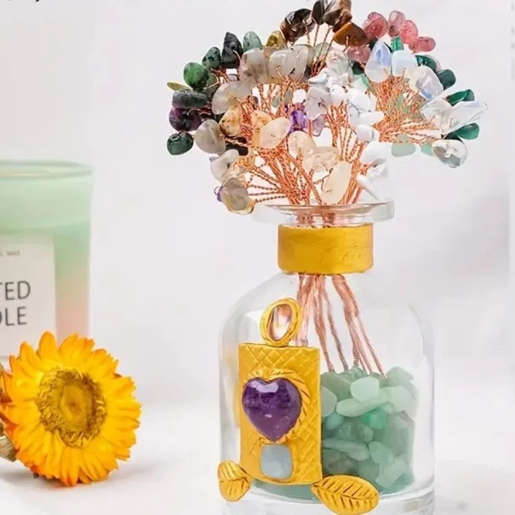 Natural Crystal Money Tree Semi-Finished Products