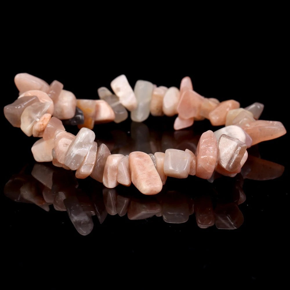 Chip Bead Stretch Bracelet 7.5inch
