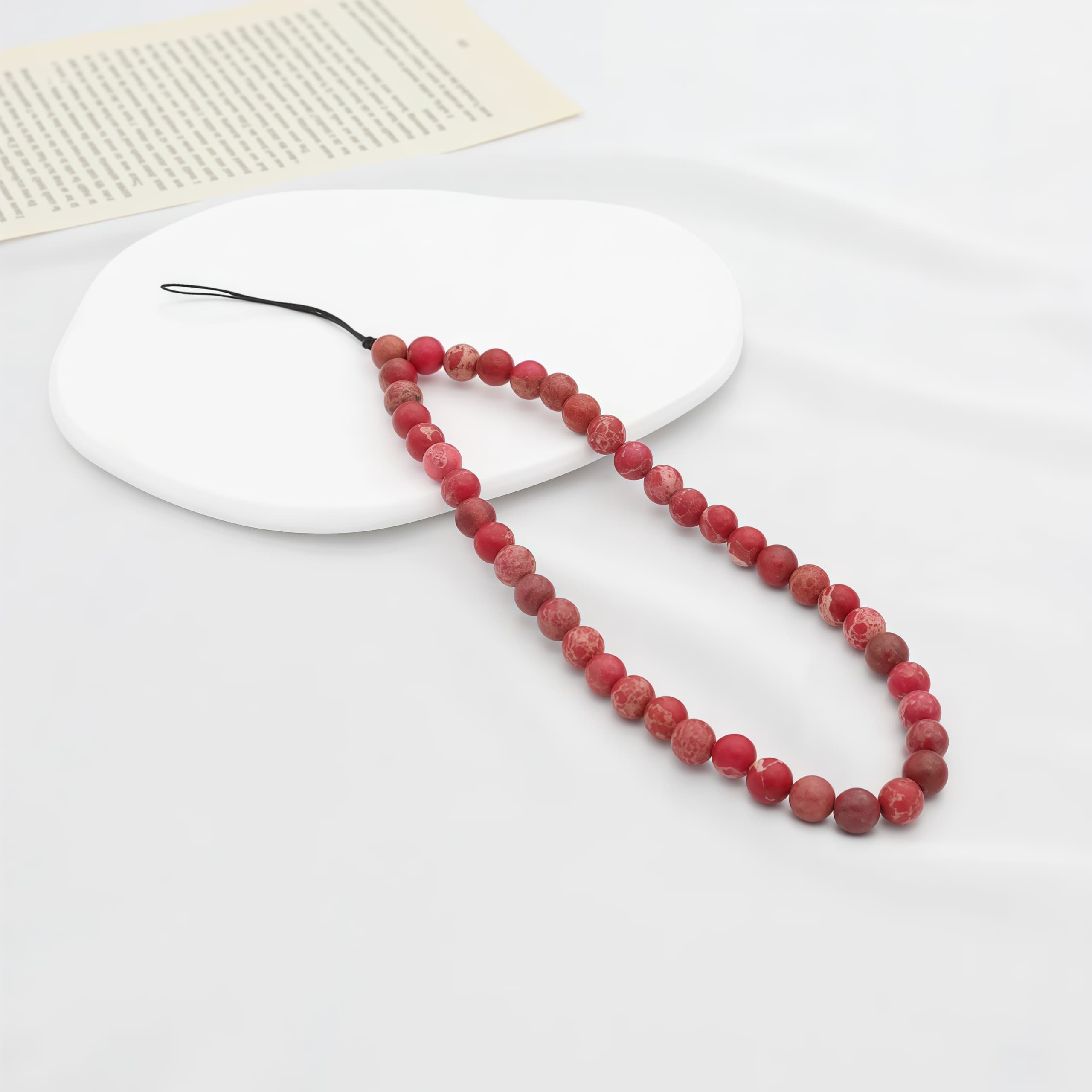 6MM Beaded Phone Chain New Anti Lost Phone Strap 32cm