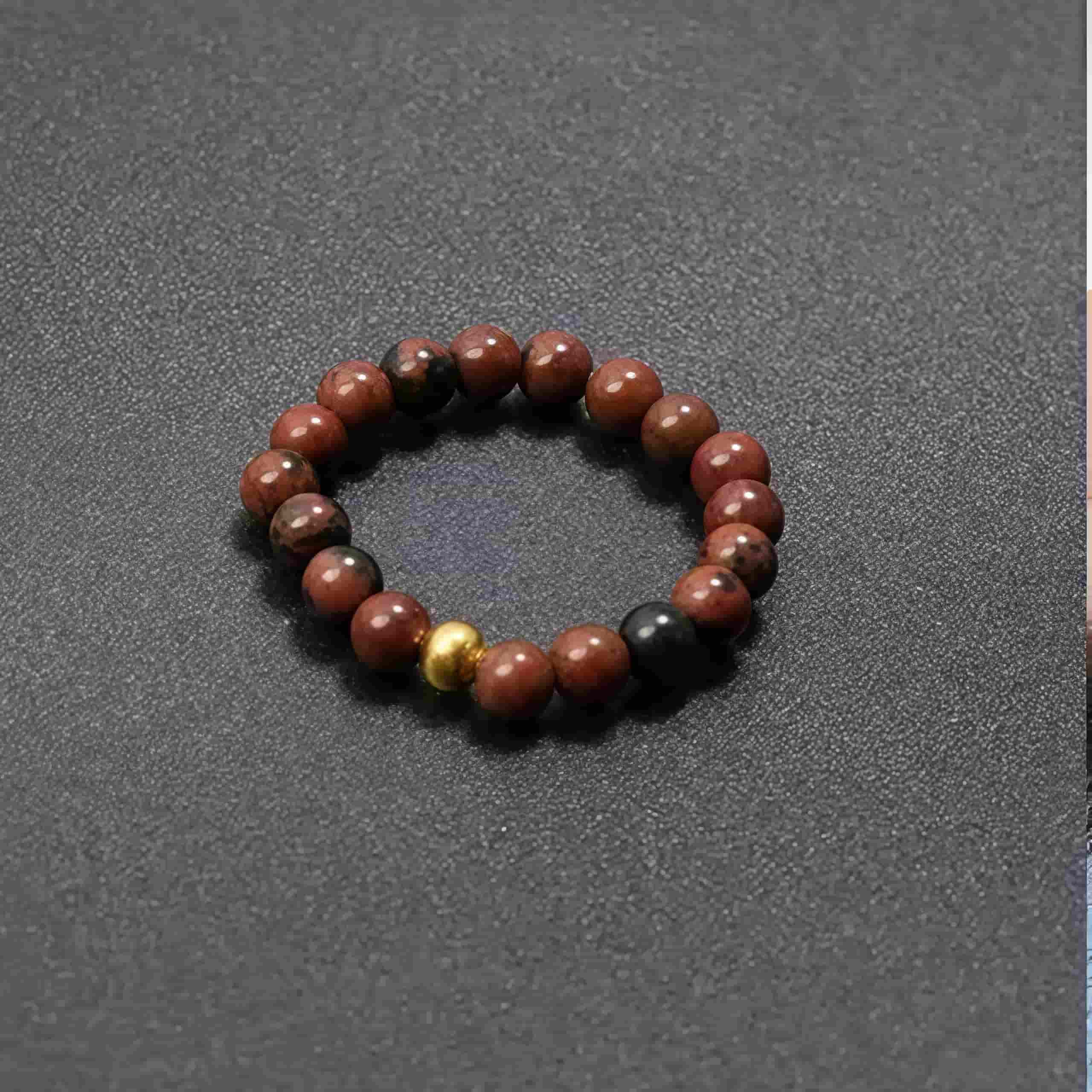 3mm Multi Round Bead Ring Elastic Rings Stackable