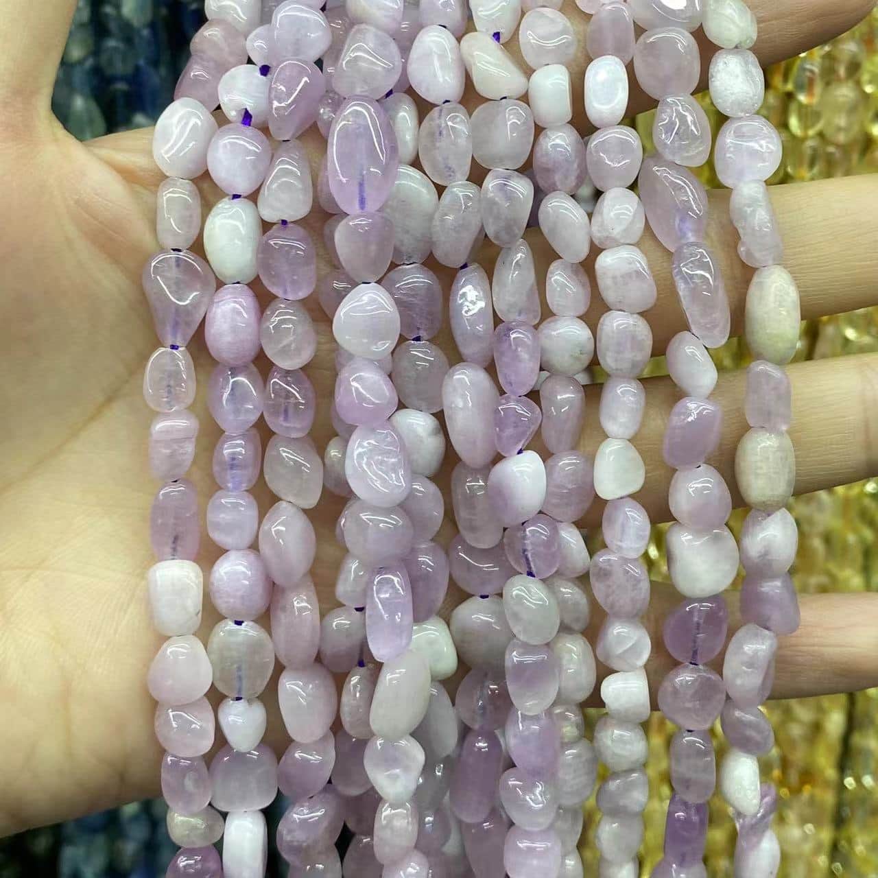 Nugget Smooth Beads 6-8mm Gemstone/Quartz/Jasper/Agate