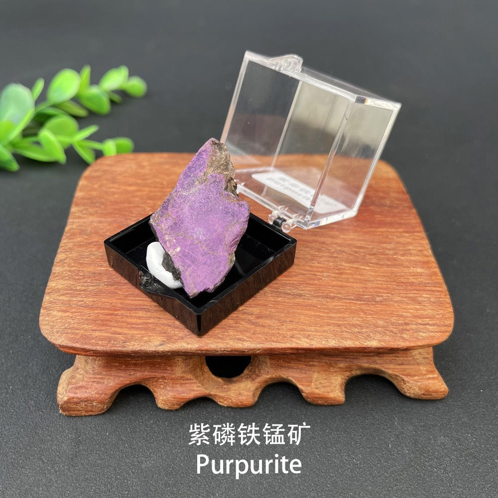 Micro Mineral Box Raw Crystal Gemstone Collection Box