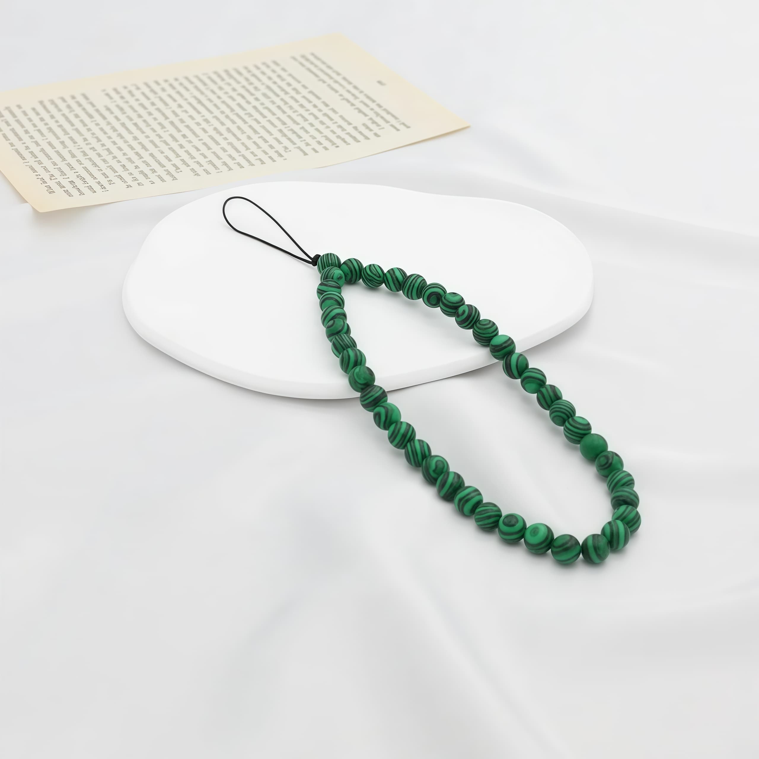6MM Beaded Phone Chain New Anti Lost Phone Strap 32cm