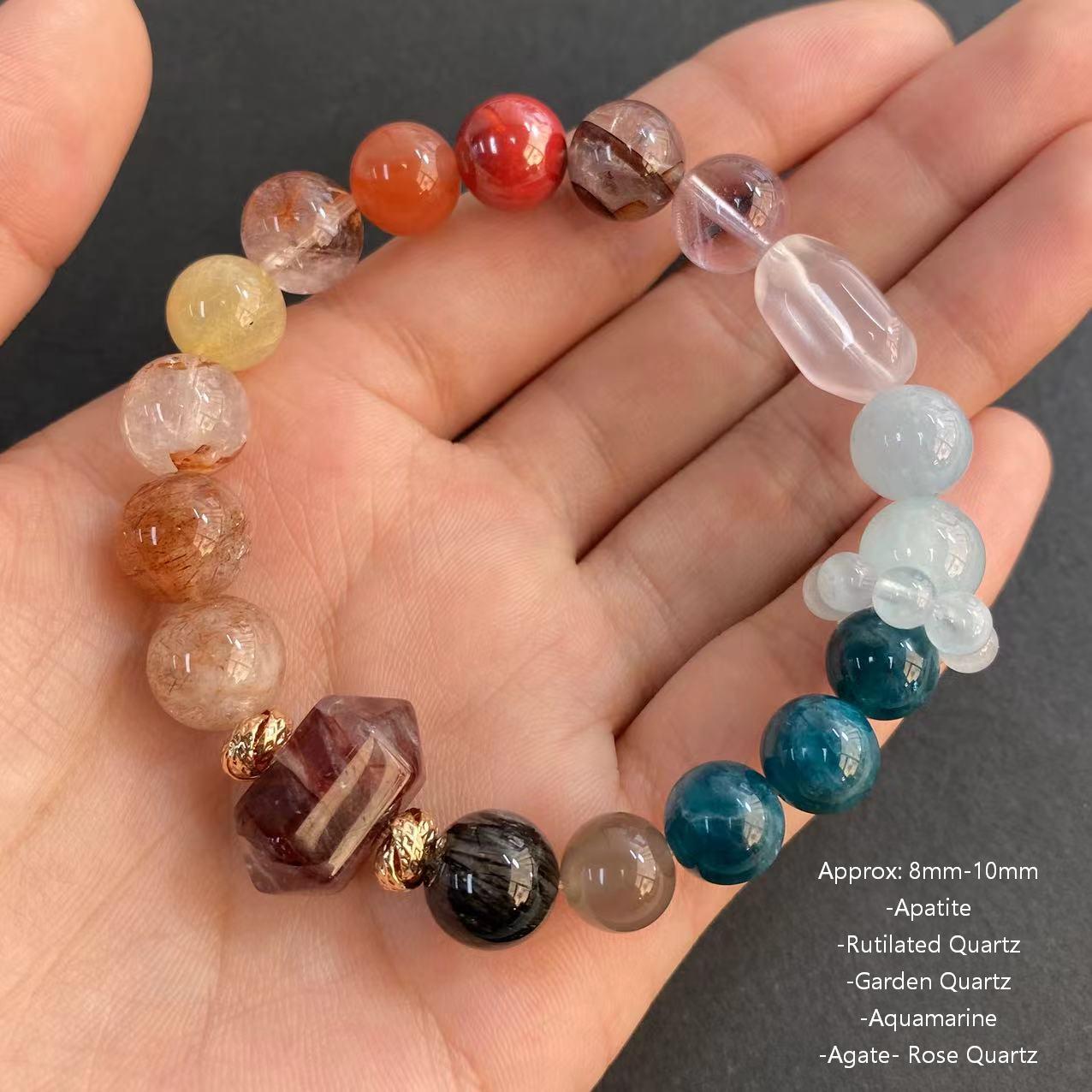 Natural Designer Healing Crystal Bracelet Mutiple Styles