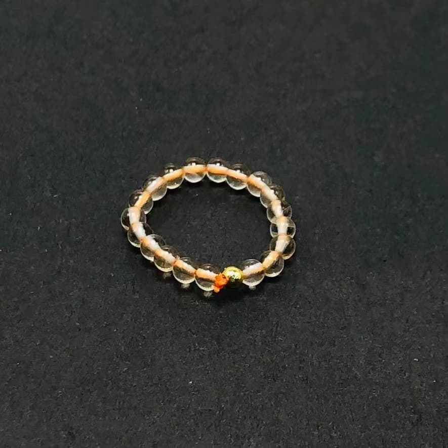 3mm Multi Round Bead Ring Elastic Rings Stackable