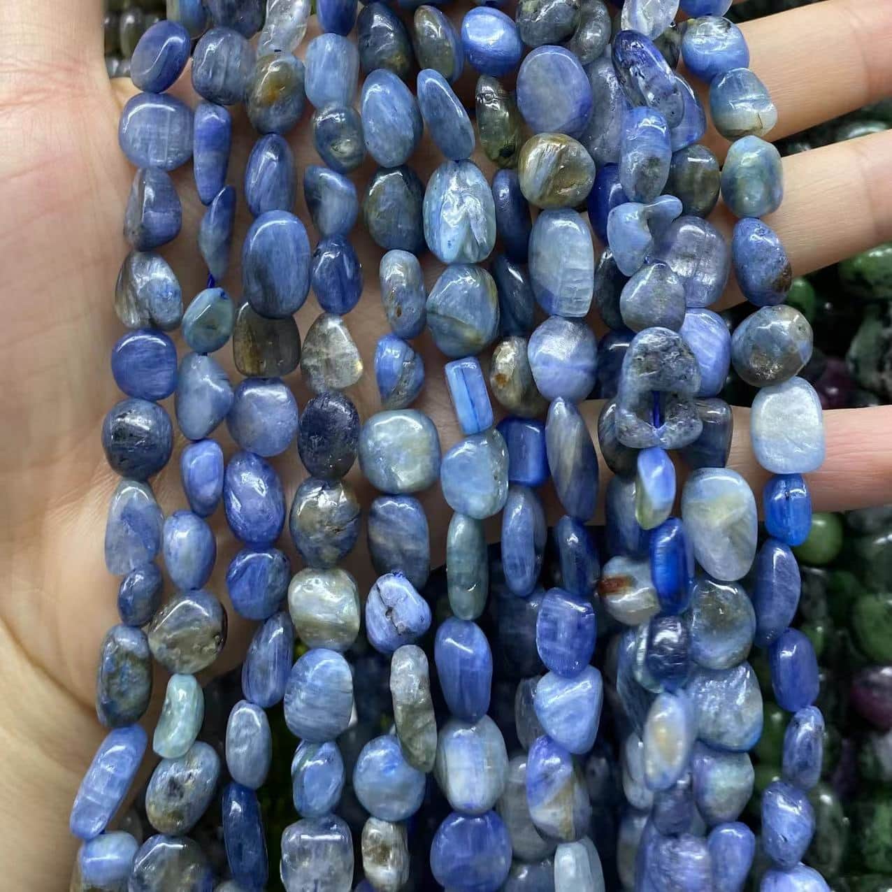 Nugget Smooth Beads 6-8mm Gemstone/Quartz/Jasper/Agate