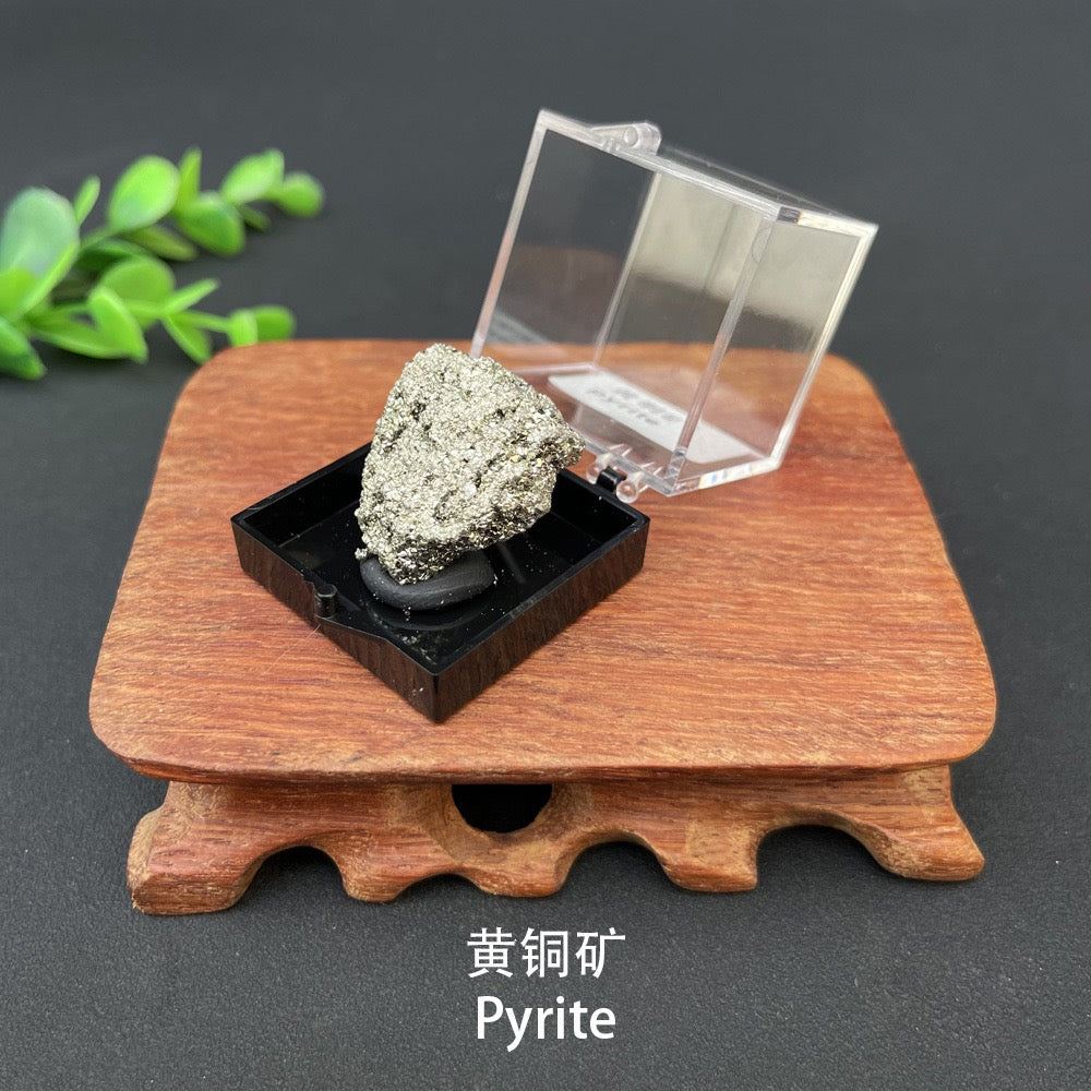 Micro Mineral Box Raw Crystal Gemstone Collection Box