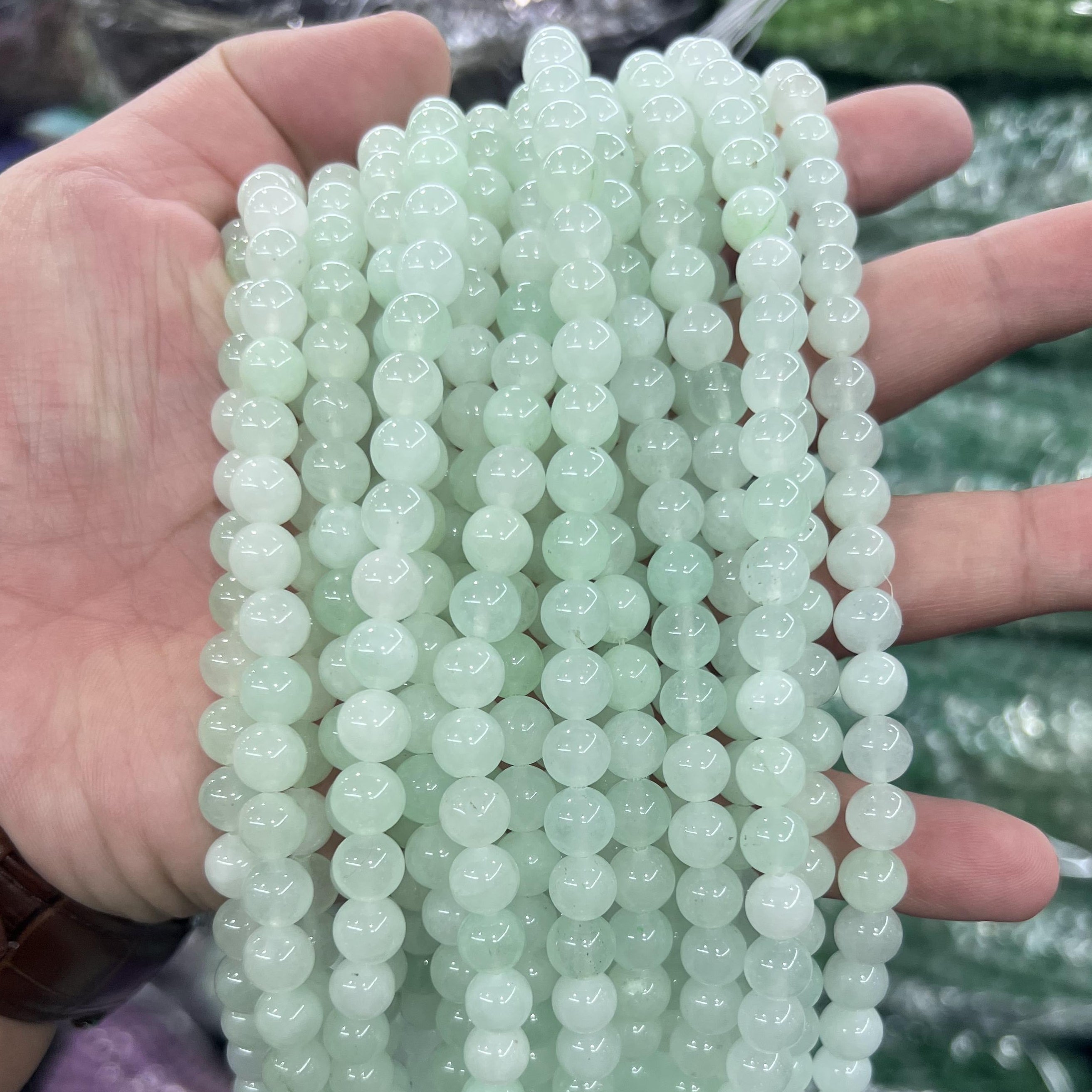 $2.5--8mm #2 Semi- Precious beads Free Shipping