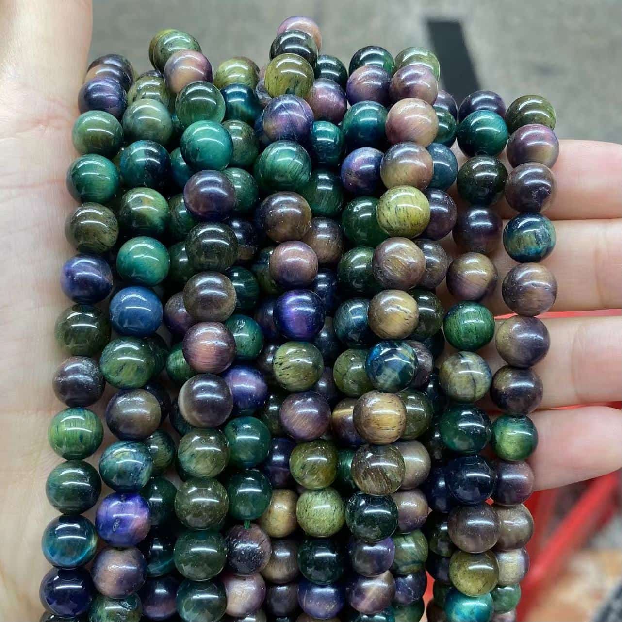Colorful Tiger Eye Beads 4mm/6mm/8mm/10mm