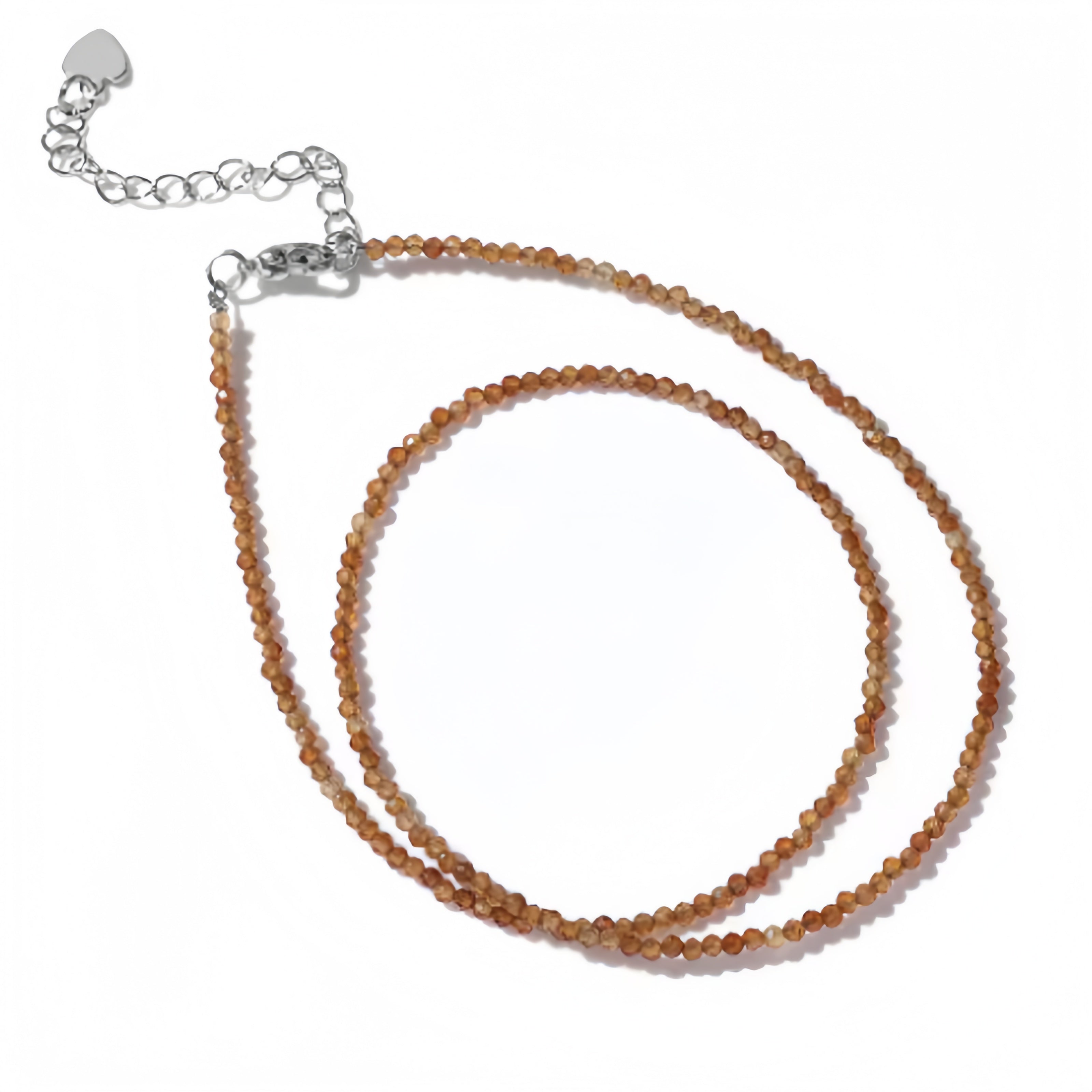 2mm Shining Beads Stone Necklace Choker Jewelry