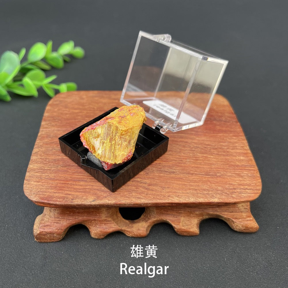 Micro Mineral Box Raw Crystal Gemstone Collection Box