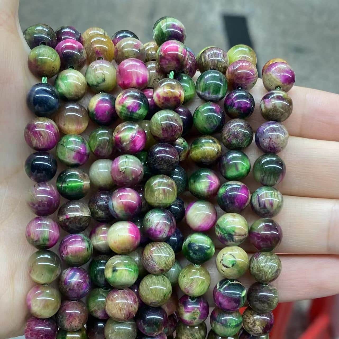 Colorful Tiger Eye Beads 4mm/6mm/8mm/10mm