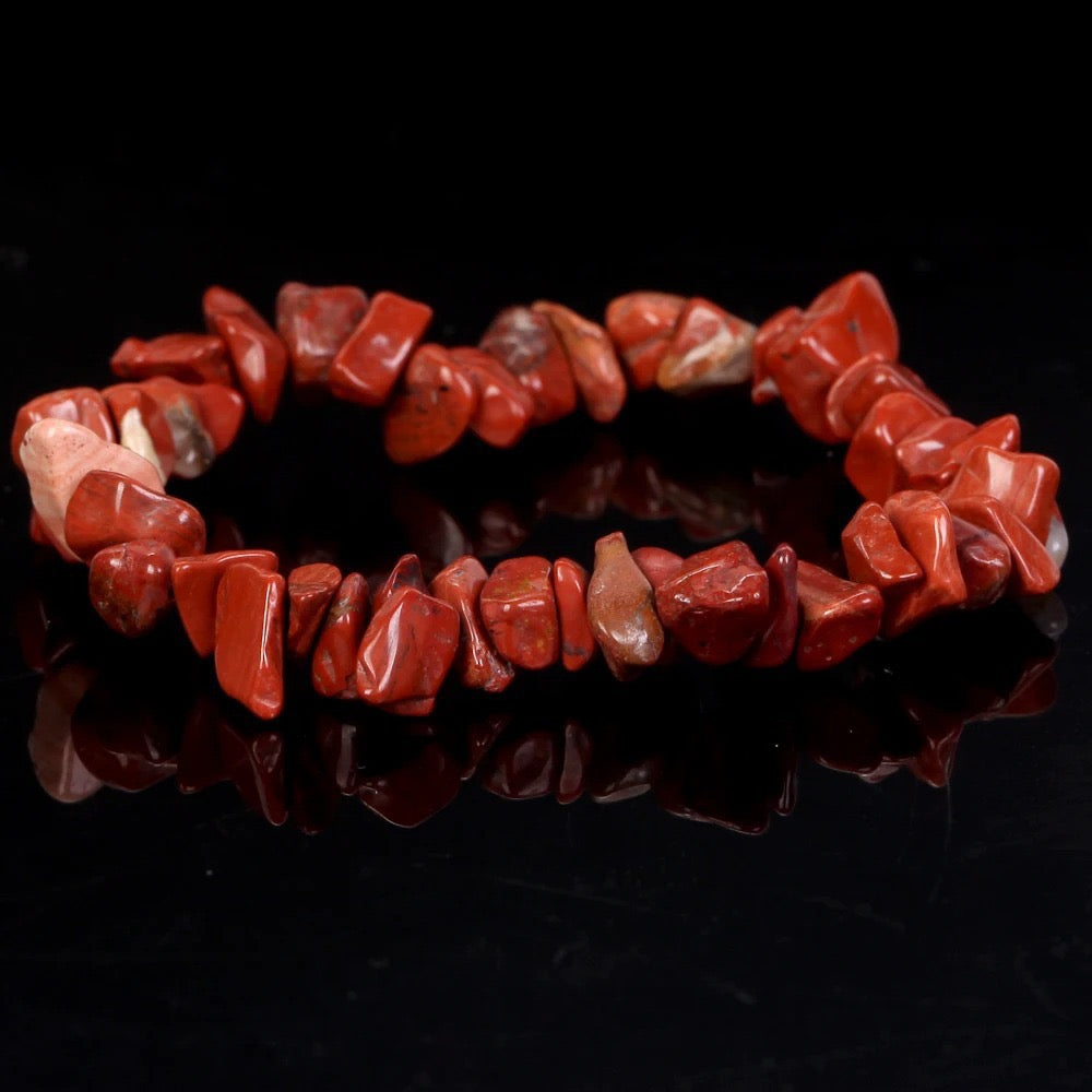 Chip Bead Stretch Bracelet 7.5inch
