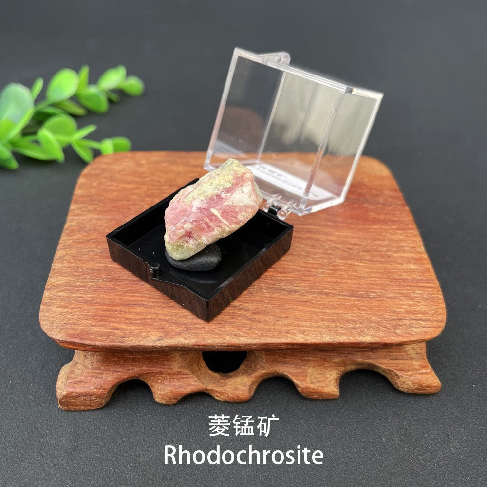 Micro Mineral Box Raw Crystal Gemstone Collection Box